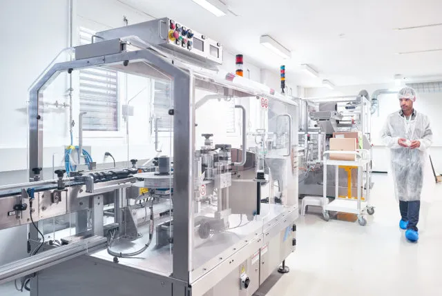 Reportage dans une ligne de production, environnement médical