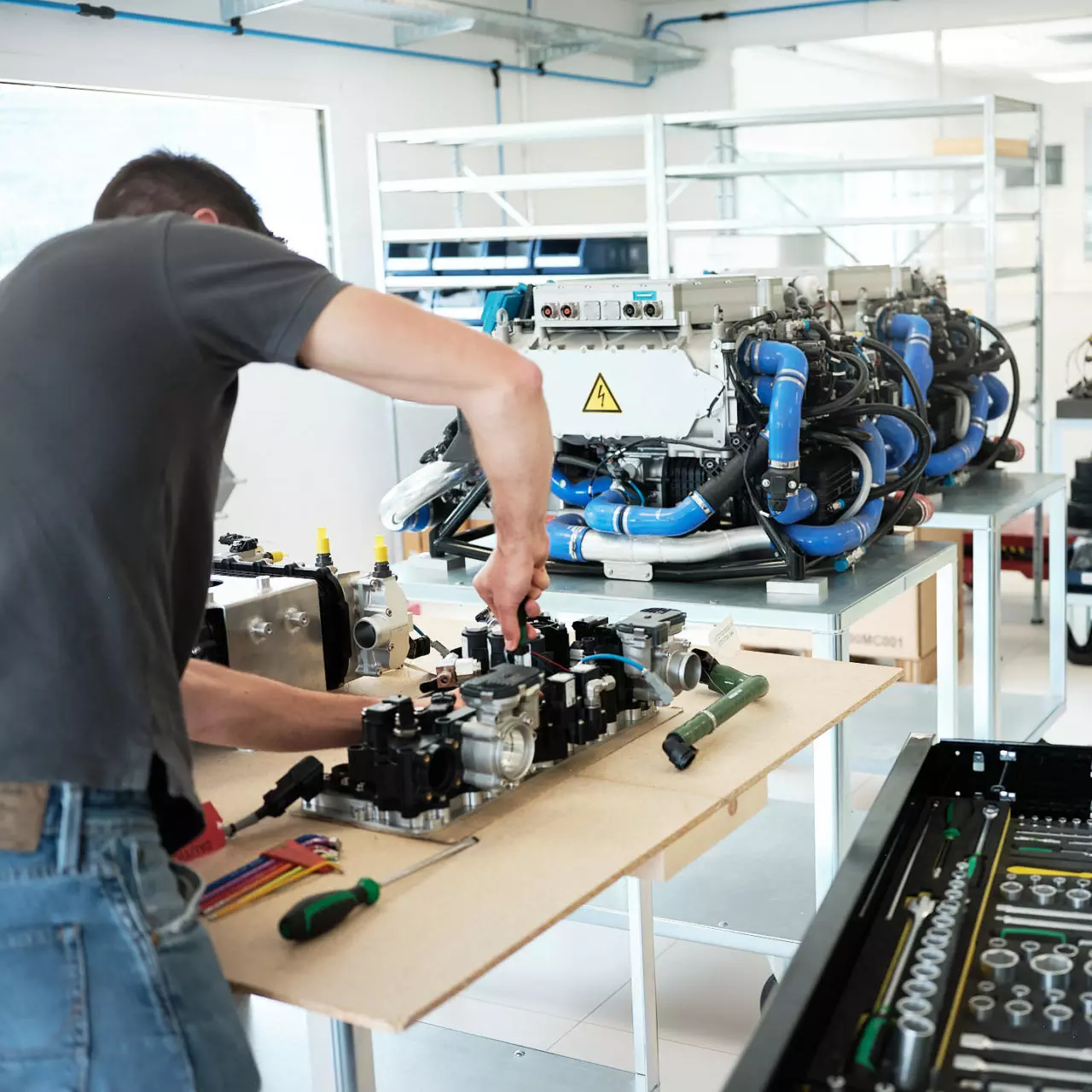 Photo reportage de l'atelier de Green GT